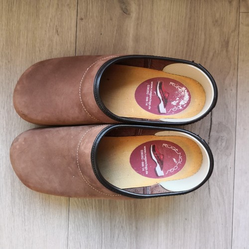 Holzschuhe clogs 37 braun - holzschuhe, gr.