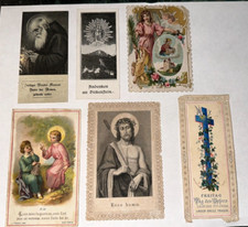 Alte Heiligen Bilder 6 Stück