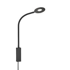 Leselampe LED Lampe CAMA schwarz Leuchte biegsam flexibel Regal Bettlampe M