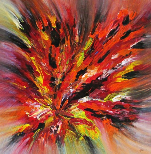 Original acrylbild 40x40 - acrylbild,