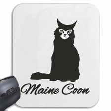 MOUSEPAD MAUSPAD MAINE COON KATZE - RASSEKATZE - HAUSKATZE - KATZEN ZUCHT - KATZ