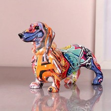 Reizvolle Dackel-Skulptur -