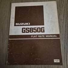 Suzuki GS850G Flat Rate Manual – Original Werkstatthandbuch 1979