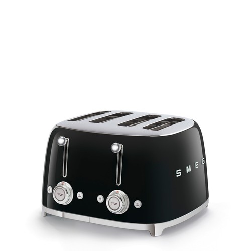 Smeg schlitz toaster schwarz - smeg,