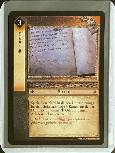 Lotr tcg they are - lotr, coming