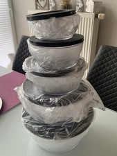 Tupperware Schüsselsatz Clear Collection, 5erSet, OVP!
