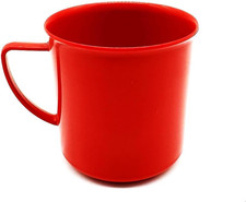 Tasse Kindertasse 180ml Plastikgeschirr Kunststoff rot