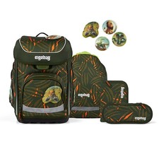 Schulranzen Jungen Ergobag CUBO ExBärdition 5-teiliges Set Schultasche