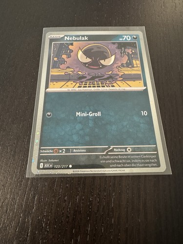 Pokémon karte nebulak - pokémon,