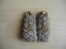 Original Schulterklappen / Schulterstücke Kaiserzeit, hochrangiger Offizier