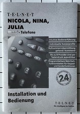 Bediebungsanleitung Telnet Nicola Nina Julia Telefone