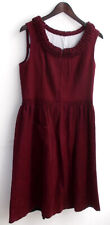 Damen Trachten Dirndl ärmellos weinrot ca. Gr. 42