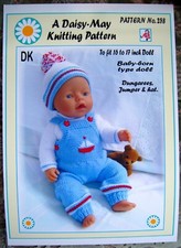 1 PUPPEN STRICKMUSTER 258 für