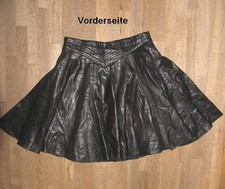 Glockiger lederrock minirock - /,