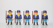 playmobil 5 x  nordstaatler soldat zu acw csa western cowboy