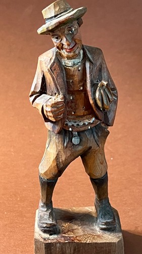 Alt holz figur - alt, 16cm