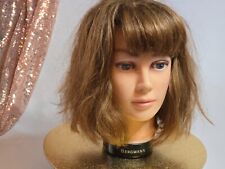 Bergmann Teeny Friseurkopf (blond) – Übungskopf Lady, Echthaar 24 cm, Top