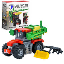 Schlüter EuroTrac mit Spritze und Frontlader, 707 Klemmbausteine | NEU & OVP