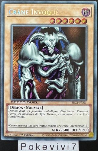 Karte schädel - yu-gi-oh!,