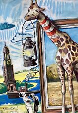 Surreales Gemälde,Hamburger