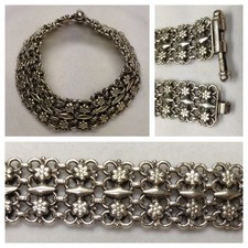 breites Armband 800er Silber