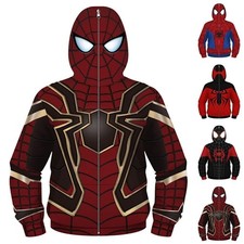 Spiderman Kostüm Kapuzenjacke