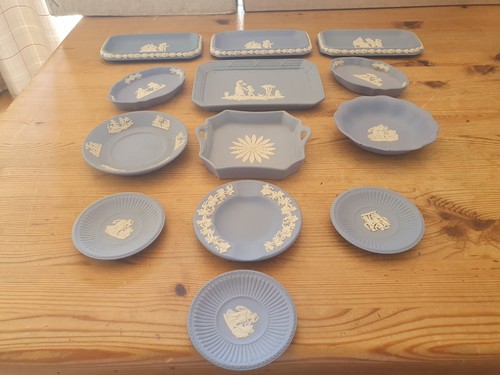 Vintage wedgewood tasche blau - vintage,
