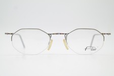 Vintage Brille Flair 417 Silber Mehrfarbig Halbrand Brillengestell eyeglasses