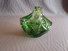 Schale/ Korb Bleikristall Glas