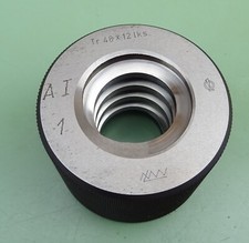 Trapez Gewinde Lehrring TR48x12 lks Links Lh Trapezgewinde Prüfring Lehre Tr 48