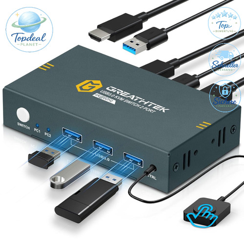 Kvm switch hdmi - switch, 1