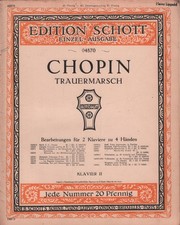 Noten: Trauermarsch, Chopin