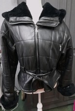 winterlich warme LEDERJACKE