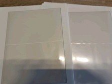 30 Lindner  Blankoblätter mit 2 Taschen