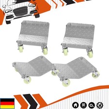Rangierroller Auto je 680kg Wagenheber 4 Stück Rolle KFZ PKW SATZ Rangierwagen