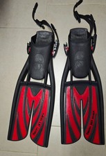 Taucherflossen Scubapro Twin Jet Max Rot Schwarz, zwei Mal genutzt, fast wie neu