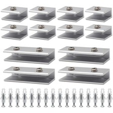 Glashalter Edelstahl Aluminium