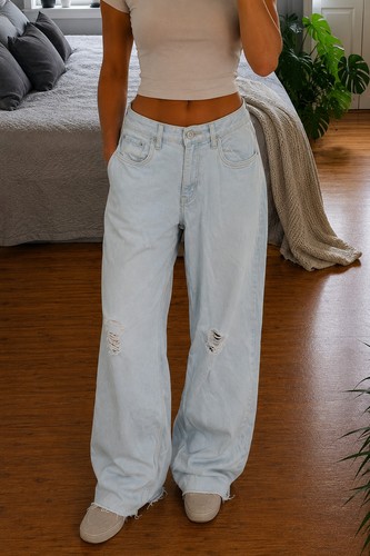 812 divided jeans - h&m, gerades