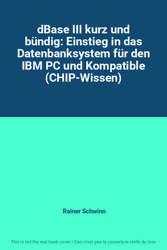 Dbase iii kurz - iii, und