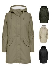 ONLY Damen Regen Mantel