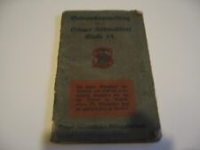 Gebrauchsanweisung für die Singer Nähmaschine Klasse 15 + Einfädler 1928 Liste