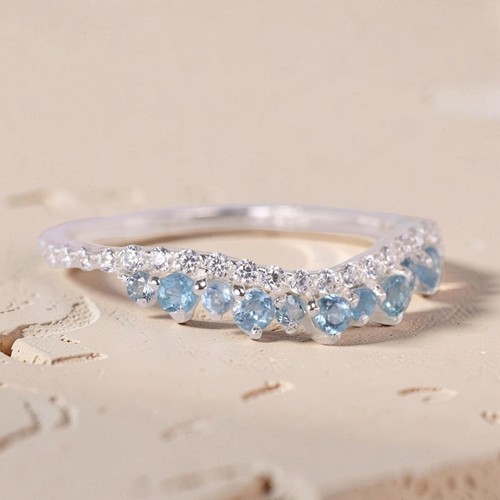 14k gelbgold aquamarin - 14k,
