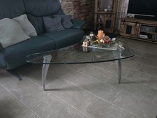 Couchtisch Glas Nierenform 