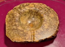 Vintage  Aschenbecher Alabaster Stein,  2,5kg, 20x17x5, ausgefallen / dekorativ