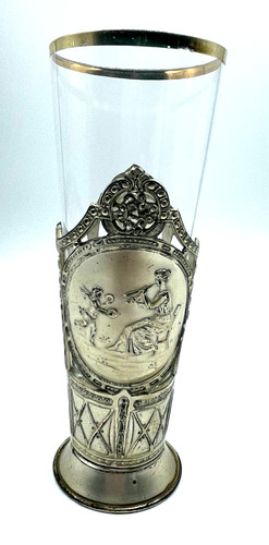 Antik jugendstil glas - glas, in