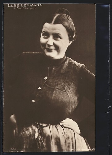 Schauspielerin else lehmann - lehmann, in