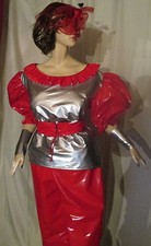 Lackbluse,Zofenbluse