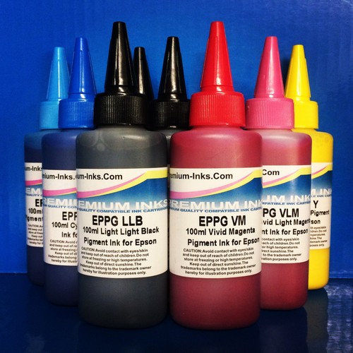 9x100ml pigmentdrucker tinte - pigmentdrucker,