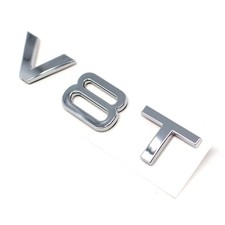 V8t chrom schriftzug emblem - chrom,