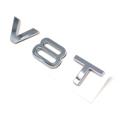 V8t chrom schriftzug - schriftzug, emblem